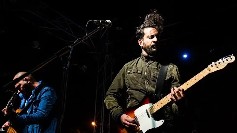 Jadal Jordanian Arabic rock band on stage
