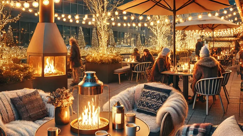 outdoor heated spots