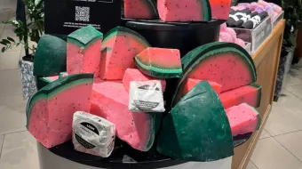 Lush cosmetics Palestinian campaign watermelon soap