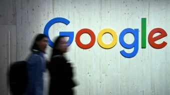 Google Logo on a wall